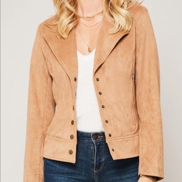 Faux Suede Jacket - Picture 3 of 4